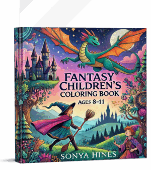 Fantasy Children's Coloring Book (Ebook)